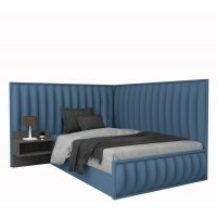 Pat Tapitat de Colt DIVINO 140 DR fara noptiere, Aura 12